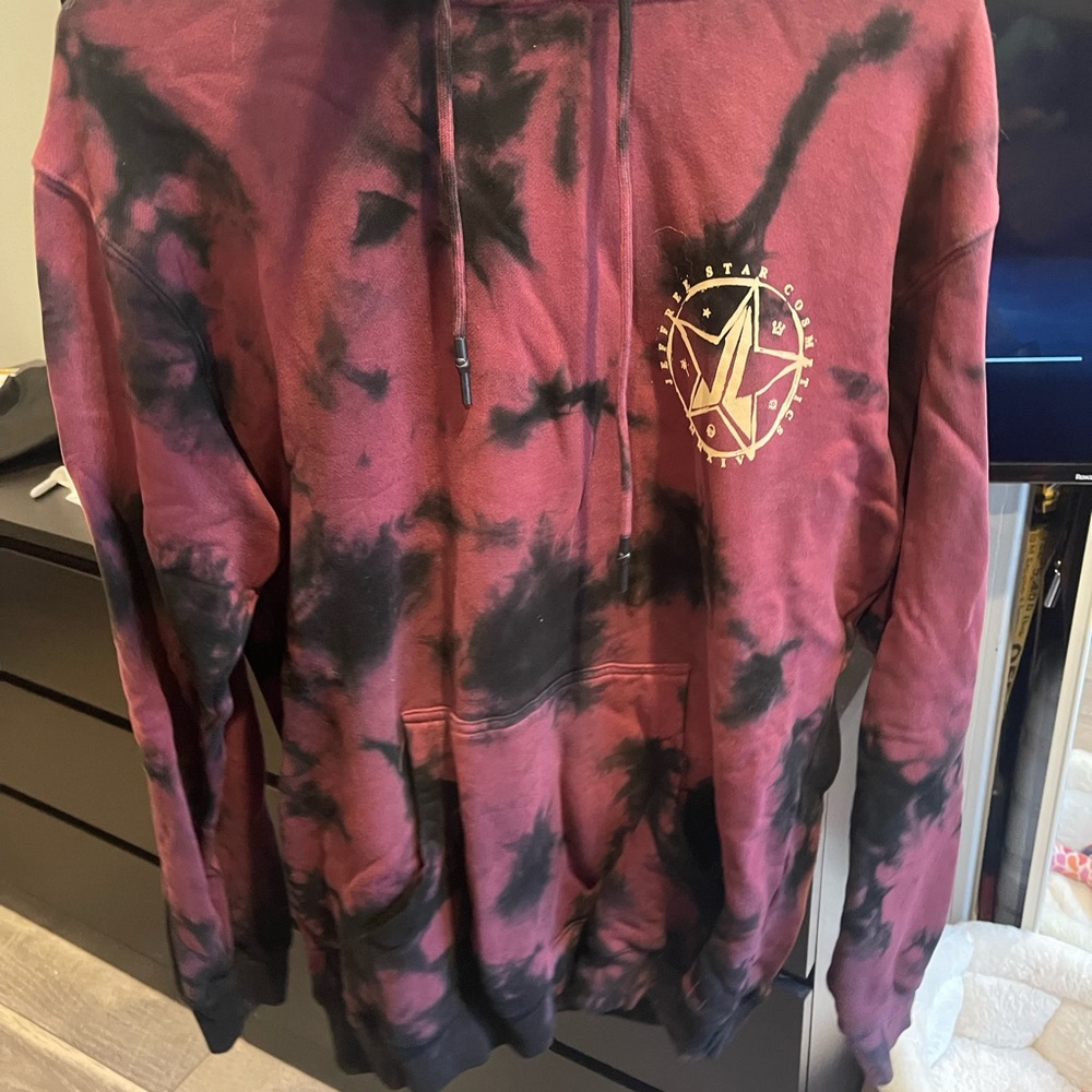 Jeffree star Hoodie tye dye
